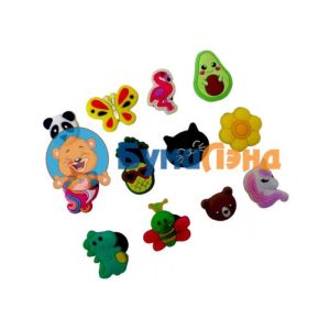 Съемные украшения-значки, 100 шт