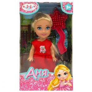 362791  Кукла Анечка 12см, акс., кор КАРАПУЗ