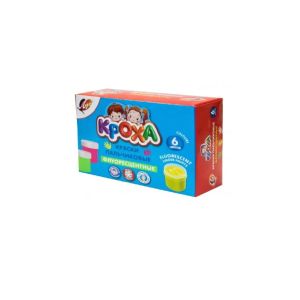 Краски пальчиковые 6цв. 40мл флуоресцентные 24С 1498-08 Луч