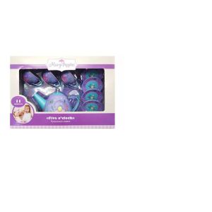 Набор мет. посуды Русалка, сирень,  11 пр.