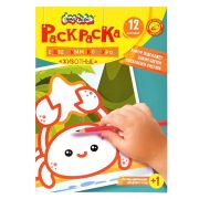 Раскраска детская Каляка-Маляка ЖИВОТНЫЕ с цв. контуром А4 205х290 мм скреп. 6 л. от 1 года универс.