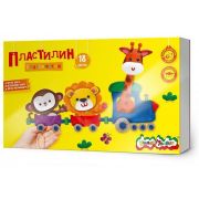 Пластилин Каляка-Маляка 18 цв. 360 г ассорти со стеком