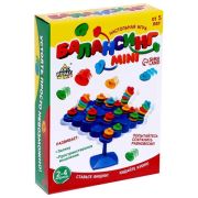 Настольная игра на равновесие «Балансинг мини», 48 фишек, 4 цвета, кубик, ЛИ, 1442423