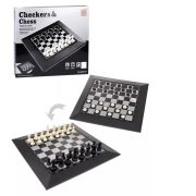 801869 Игра настольная 2в1, в компл. игр. поле 39х39см., шахматы, шашки, кор.