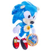 382875 Игрушка мягкая Соник 20 см, голубой, озвученный Добрые игрушки