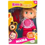 357067 Кукла Маша и Медведь маша 15см, озвуч, акс, кор КАРАПУЗ