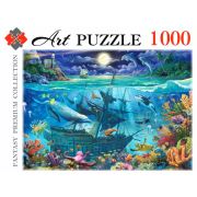 Artpuzzle. ПАЗЛЫ 1000 элементов. НОЧЬ В ОКЕАНЕ (Арт. Ф1000-0464)