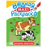 ВОДНАЯ МАКСИ-РАСКРАСКА. ДОМАШНИЕ ЖИВОТНЫЕ