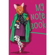 MyArt. БЛОКНОТ в клетку My notebook. Кошка