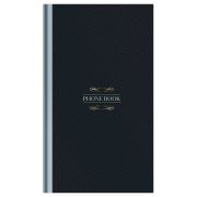 Телефонная книга А5, 80л., 7БЦ, OfficeSpace «Моноколор. Dark», выборочный УФ-лак, с высечкой
