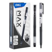 Ручка гелевая Deli EG16-BK 0.5мм черные чернила (1шт)