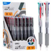 Шариковая ручка Deli  EQ182, пулевидный наконечник: 0.7 мм, цвет ассорти