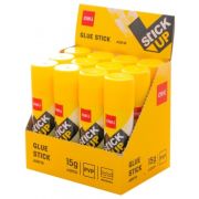 Клей-карандаш Deli Stick UP EA20110 15гр корп.желтый прозрачный дисплей картонный усиленный