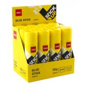 Клей-карандаш Deli Stick UP EA20310 36гр корп.желтый прозрачный дисплей картонный усиленный