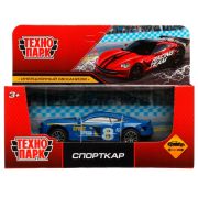 Машина металл СПОРТКАР, 10 см, инерция, кор. Технопарк в кор.2*120шт