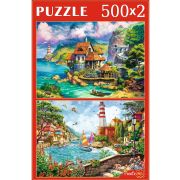 НАБОРЫ ПАЗЛОВ 2в1 (500+500) МОРСКИЕ ПЕЙЗАЖИ (Арт. ХП500-4312)