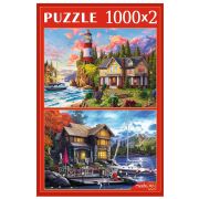НАБОРЫ ПАЗЛОВ 2в1 (1000+1000) КРАСИВЫЕ ПЕЙЗАЖИ Арт. ХП1000-4316