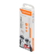 Кабель GoPower GP01T-2M Type C(2.1A) 2 метра белый