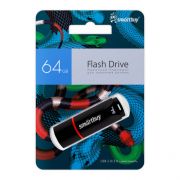 Флеш-накопитель USB 64GB Smart Buy Crown чёрный упаковка НГ (змея) (SB64GBCRWKSN)