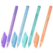Ручка шариковая масляная BRAUBERG «Extra Glide Soft Pastel», СИНЯЯ, узел 0,7 мм, линия письма 0,35 мм, 144073