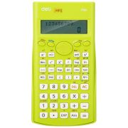 КАЛЬКУЛЯТОР НАУЧНЫЙ (ЕГЭ) DELI, 12РАЗ, LCD-ДИСПЛ,ПИТ ОТ БАТ.,ЗЕЛЕН E1710A/GRN