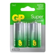 Батарейка алкалиновая GP Super Alkaline 13А D LR20 1.5В 13AA21-2CRSBC2
