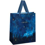 Пакет подарочный 18*23*10см MESHU «Night magic», фольга, матовая ламинация