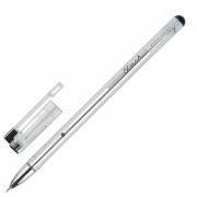 Ручка гелевая BRUNO VISCONTI «FineWrite», черная, стержень серебро, 0,4 мм, линия письма 0,3 мм, 20-0392/02