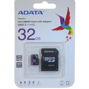 MicroSD 32GB A-Data CIass 10 Premier UHS-1 +SD адаптер