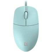 Мышь проводная DEFENDER Azora MB-241, 3D,1200dpi,1,8м васильковый