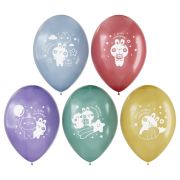 Воздушные шары, 10шт., М12/30см, MESHU «Happy day», пастель, ассорти