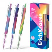 Ручка шариковая автоматическая ErichKrause Dew Matic Cool Ray 0.7, цвет чернил синий (в коробке по 12 шт.)