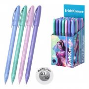 Ручка шариковая ErichKrause U-108 Stick Pastel 0.7, Ultra Glide Technology, цвет чернил синий (в коробке по 50 шт.)