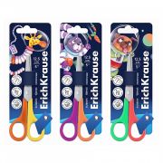Ножницы для левшей ErichKrause FunCut Space Animals, 12.5см, ассорти (в блистере по 1 шт.)