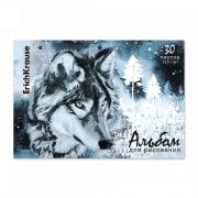 Альбом для рисования на клею ErichKrause Timber Wolf, А4, 30 листов
