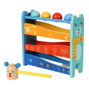 Развивающая игрушка деревянная Парковка + стучалка , коробка C-41893