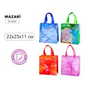 Пакет подарочный МРАМОР, 22*23*11 см, из нетканого материала, ассорти 4 дизайна