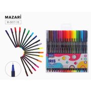 Набор линеров IRIS, 0.5 мм, трехгранный корпус, 18 цветов, ПВХ-упаковка