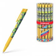 Ручка шариковая автоматическая ErichKrause ColorTouch Matic&Grip Lime 0.7, цвет чернил синий (в тубусе по 24 шт.)