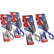 596110 ZENOA FIT Ножницы 17 см с рисунком на лезвиях, обрезиненные ручки с системой «антишок», гарантия 10 лет, симметричные (10228020/240225/5028799/04    , КИТАЙ)