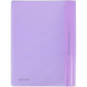 Скоросшиватель пластиковый BRAUBERG «Pastel» А4, 130/180 мкм, лиловый, 270456