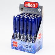 Ручка гелев. пиши-стирай ELLOTT  СИНЯЯ 0,7мм арт.ET200-21  (24/1728шт)