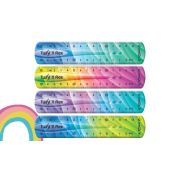 279315 TWIST'N FLEX PATTERNS Линейка 30 см, неломающаяся, гибкая, с градуировкой на обеих сторонах,