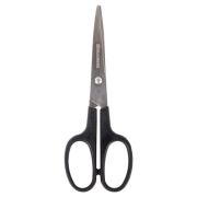Ножницы BRAUBERG «Standard» 160 мм, черные, классической формы, 2-х сторонняя заточка, 237095