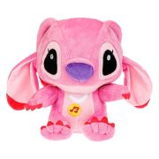 Игрушка мягкая розовый стич 20см озвучен, в пак Добрые игрушки в кор.24шт
