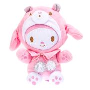 Игрушка мягкая Kuromi San RIO зайка  17см без чипа в пакете МУЛЬТИ-ПУЛЬТИ в кор.24шт