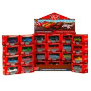 Машина металл ГОНОЧНЫЕ, 7 см, в ассорт, кор., дисплей 48 шт. Технопарк уп-48шт в кор.12уп