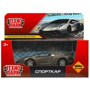 Машина металл СПОРТКАР, 11 см, инерция, кор. Технопарк в кор.2*144шт