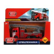Машина металл ПОЖАРНАЯ МАШИНА 12 см, подвижные детали, кор. Технопарк в кор.2*144шт