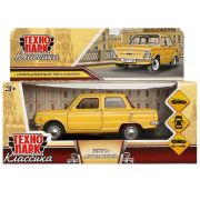 Машина металл ретро-модель 12 см, двер, желтый, кор. Технопарк в кор.2*36шт